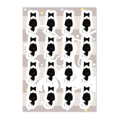 Border Collie Back Sticker Sheet