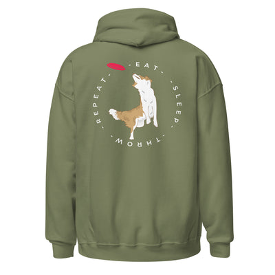 Disc Dog Border Collie Hoodie