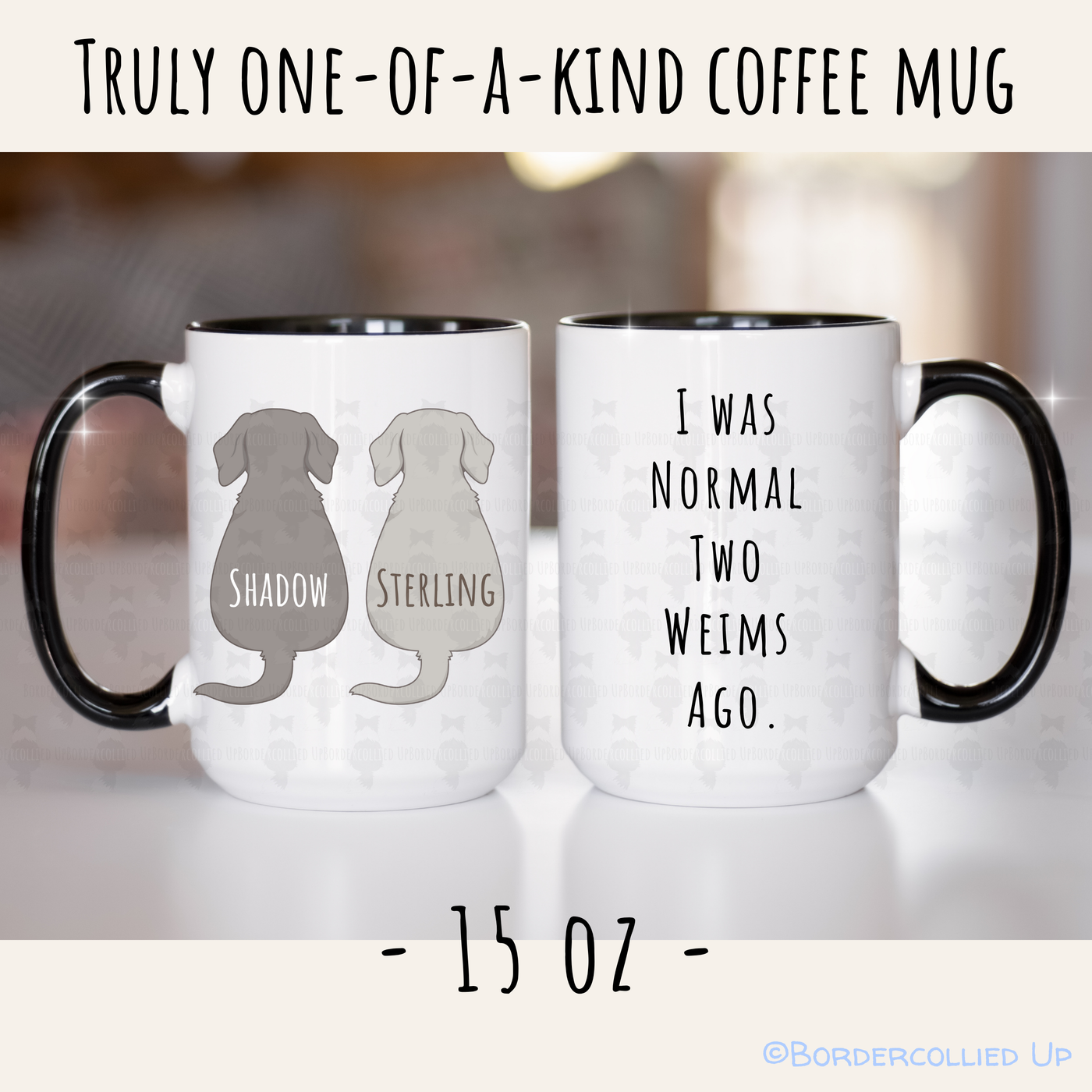 Personalized Weimaraner Mug