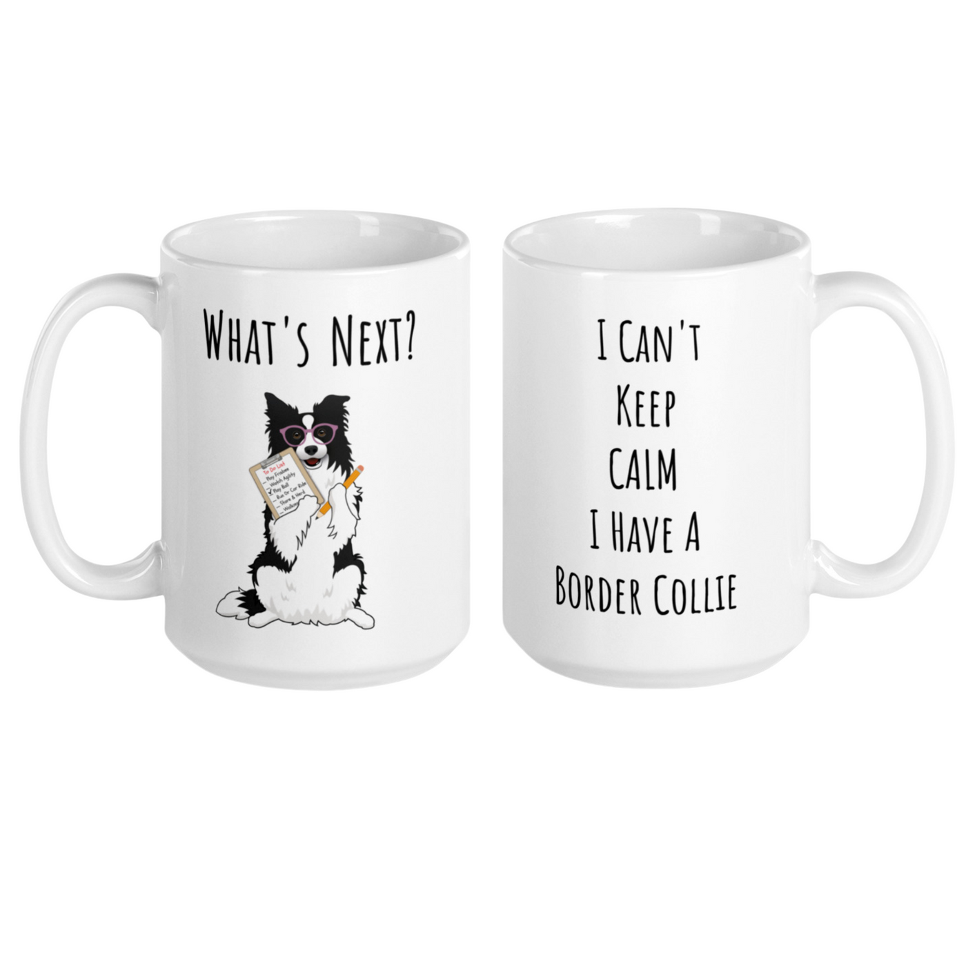 workaholic border collie mug | border collie mug | border collie gift for border collie lovers and dog owners