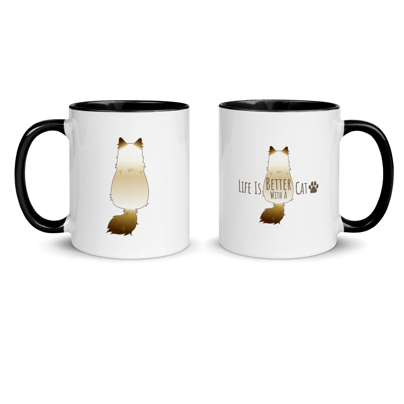 Choco Ragdoll/Siberian Cat Mug | Ragdoll/Siberian cat mug | ragdoll cat gift | siberian cat gift | Choco lynx cat gift | neva masquerade gift 