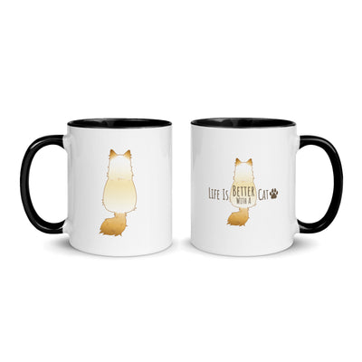 Cream Ragdoll/Siberian Cat Mug | Ragdoll/Siberian cat mug | ragdoll cat gift | siberian cat gift | lynx cat gift | neva masquerade gift 
