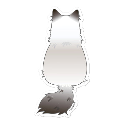 Blue Ragdoll / Siberian Cat Sticker | Ragdoll / Siberian Cat Sticker | Ragdoll Cat lovers gifts | Siberian cat gifts | Black cat Sticker | Black Siberian Cat Sticker 