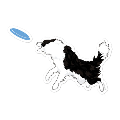 Disc Dog Border Collie Sticker