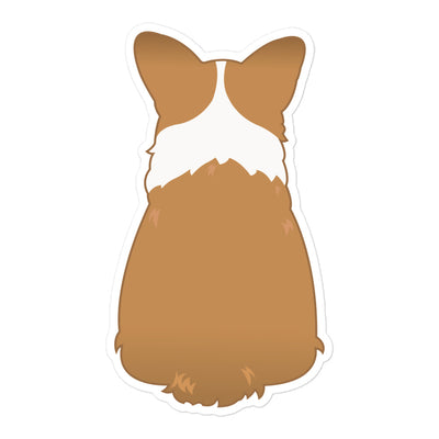 corgi sticker | corgi butt sticker | corgi gift for corgi lovers and dog owners | pembroke welsh corgi gift 