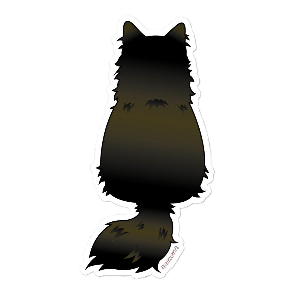 Ragdoll / Siberian Cat Sticker | Ragdoll Cat lovers gifts | Siberian cat gifts | Black cat Sticker | Black Siberian Cat Sticker  
