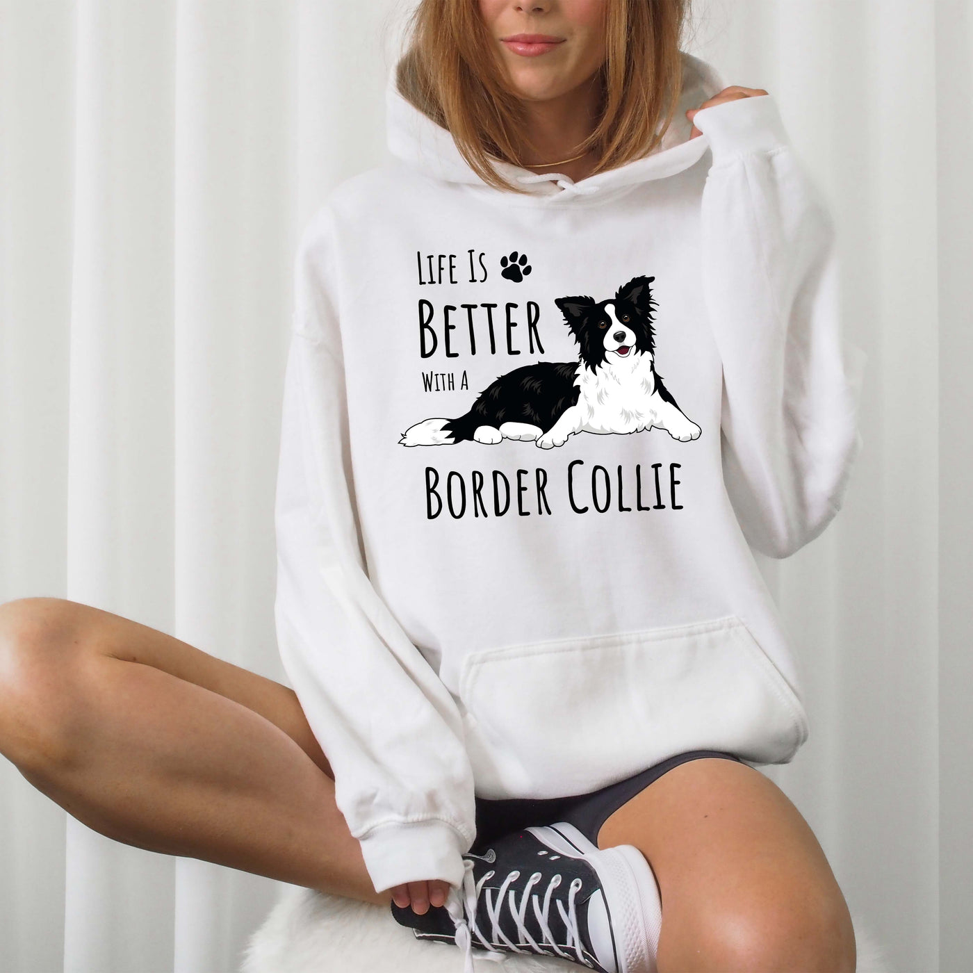 border collie hoodie | border collie gift | border collie mug