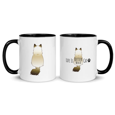 Ragdoll/Siberian cat mug | ragdoll cat gift | siberian cat gift | lynx cat gift | neva masquerade gift 