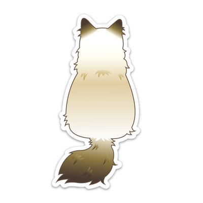 ragdoll cat magnet | siberian cat magnet | neva masquerade magnet | ragdoll cat sticker | siberian cat sticker | neva masquerade cat sticker | ragdoll cat lovers gift | siberian cat gift