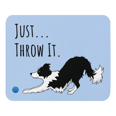border collie mouse pad