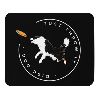 Just Throw It Frisbee Tri Colour Border Collie